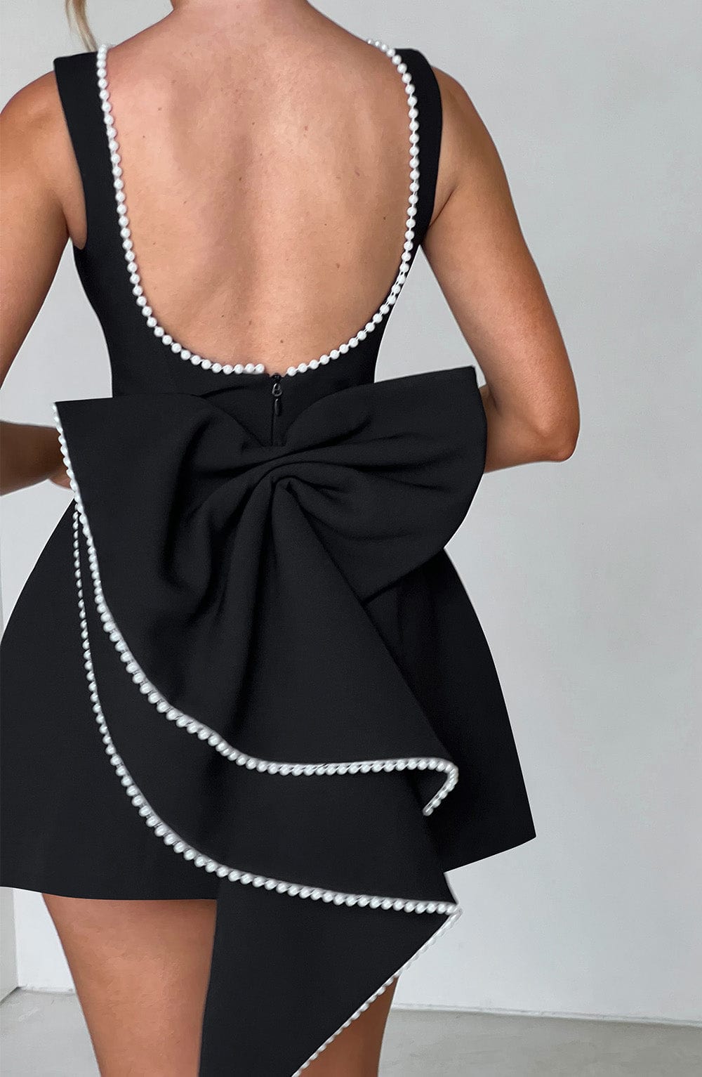 Amber | Women Wedding Guest Structured Mini Dress - Seldom Seen Styles