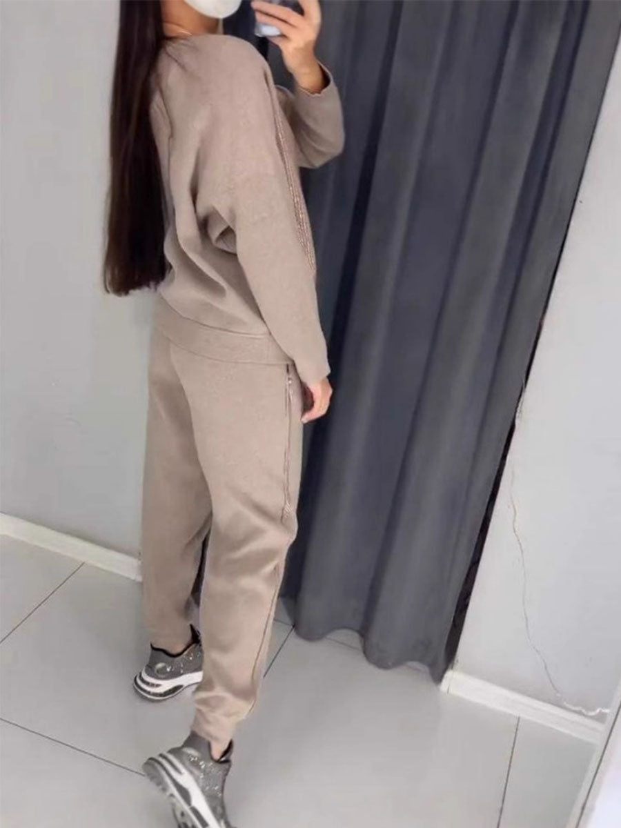 Sparkle Chic Hoodie Jogger Set - Seldom Seen Styles