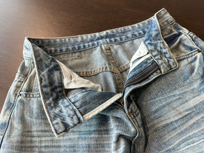 Women's Distressed Ripped Wide Leg Jeans High Waist Baggy Denim Pants Streetwear Y2K Casual Summer Outfit