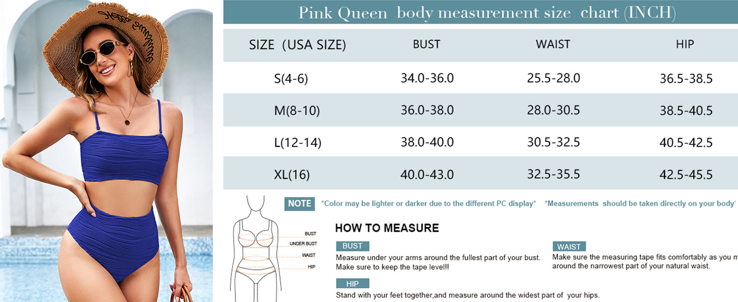 Women Bikini Set 2025 Removable Strap Textured Two Piece Swimsuits High Cut Bathing Suits - Seldom Seen Styles