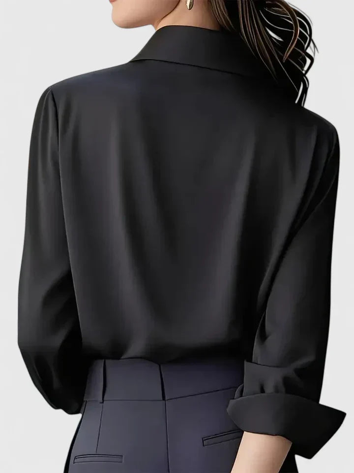 Reese | Women's Elegant Button Down Shirt with Concealed Placket - Seldom Seen Styles
