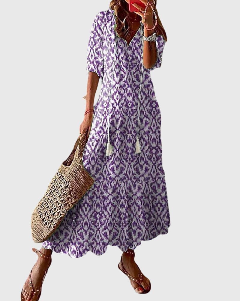Amalia | Boho Vintage Summer Dress - Seldom Seen Styles