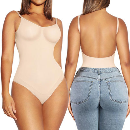 FeelinGirl Seamless Covered Bust Jumpsuit Thong Bodysuit Fit Comfort Slimming  Womenswear 1 Breathable Hip Tops Soft  Deals For You Days  TikTokShopBlackFriday