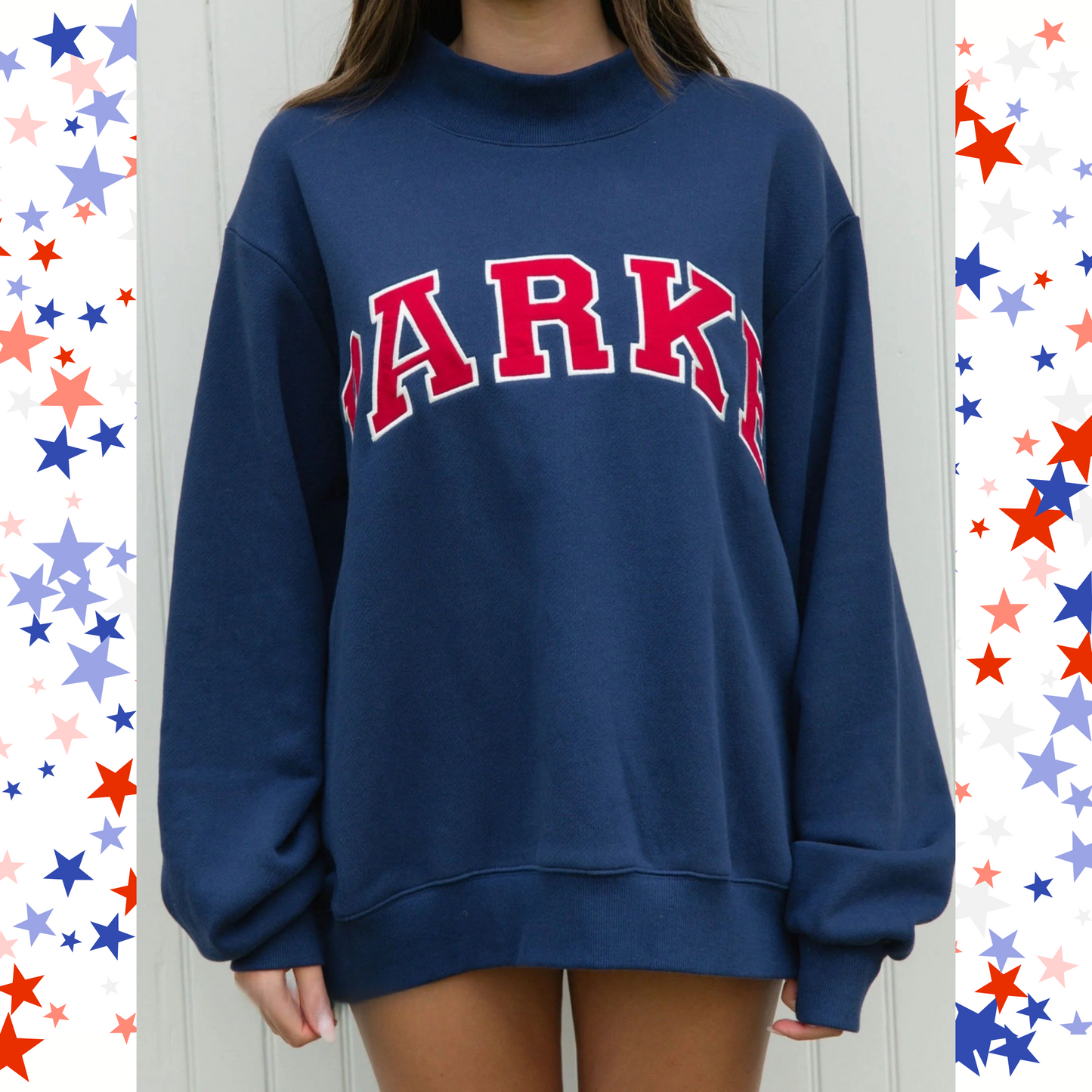 Sunkissed Varsity Mockneck - Seldom Seen Styles