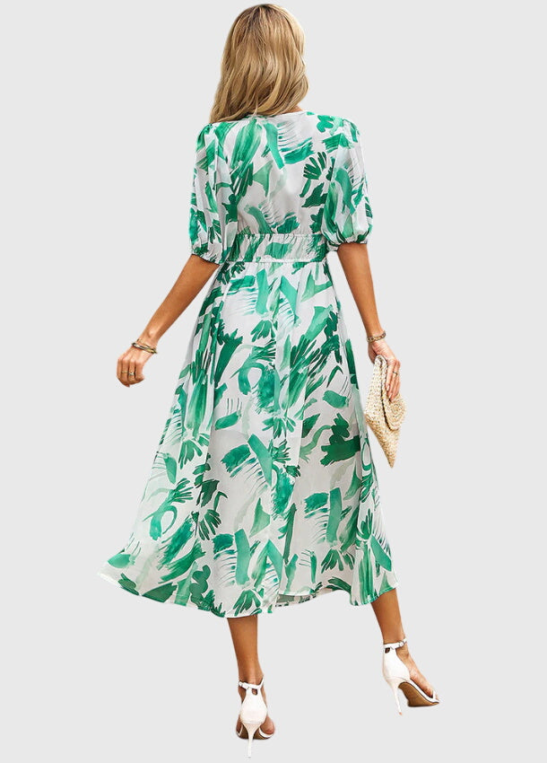Merlin | Flattering Floral Midi Dress - Seldom Seen Styles