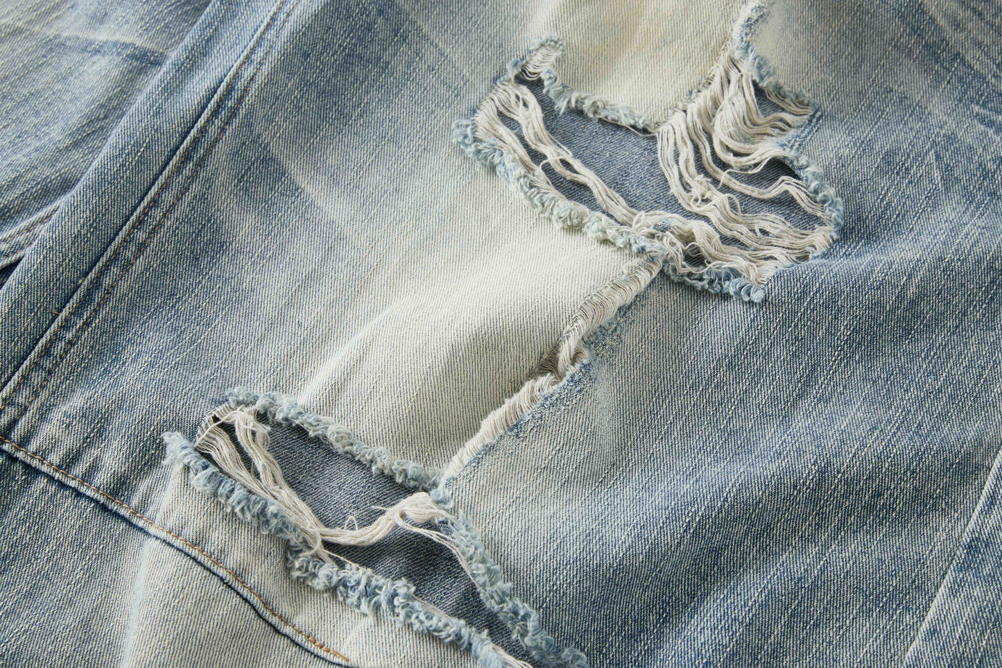 Women's Distressed Ripped Wide Leg Jeans High Waist Baggy Denim Pants Streetwear Y2K Casual Summer Outfit