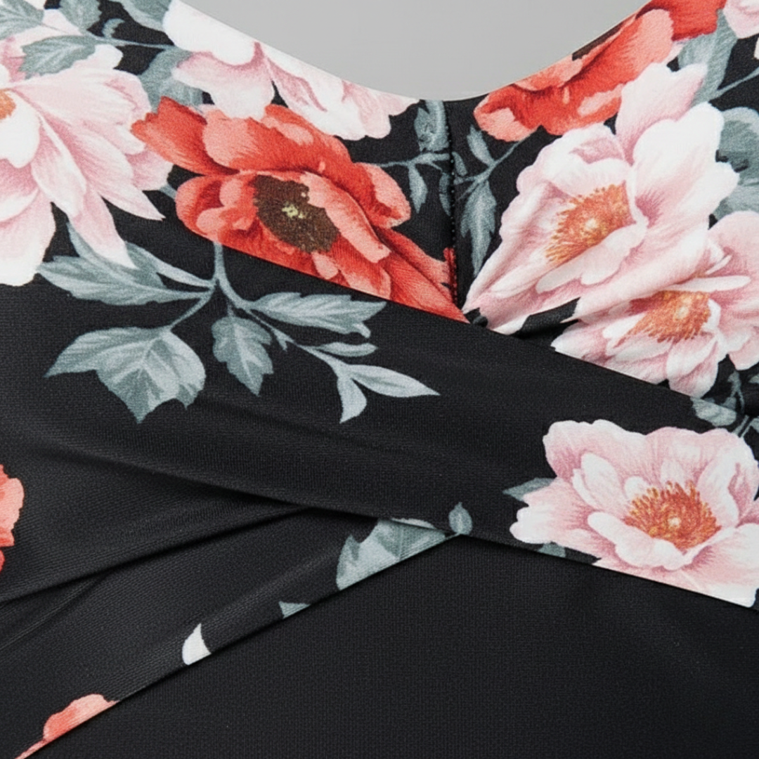 High Waist Two-Piece Floral Bikini Woman Summer