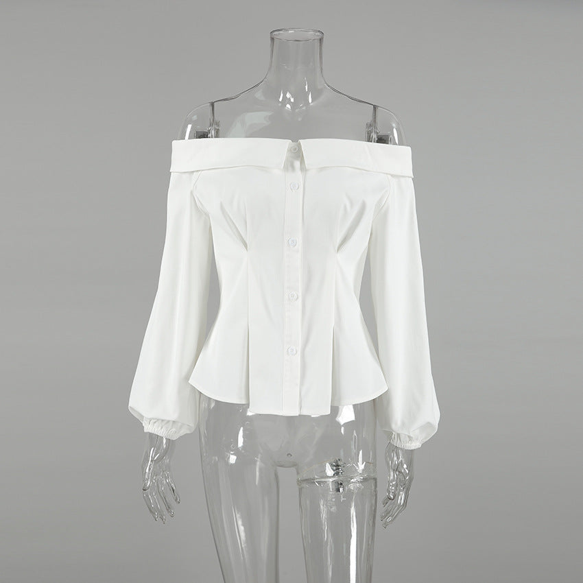 Halez Off Shoulder Top - White - Seldom Seen Styles