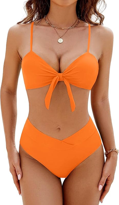 Women's High Waisted Bikini Sets Two Piece Swimsuit Sexy Bathing Suits - Seldom Seen Styles