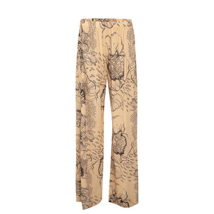 Womens Elastic High Waisted Palazzo Pants Casual Wide Leg Long Lounge Pant Trousers with Pocket