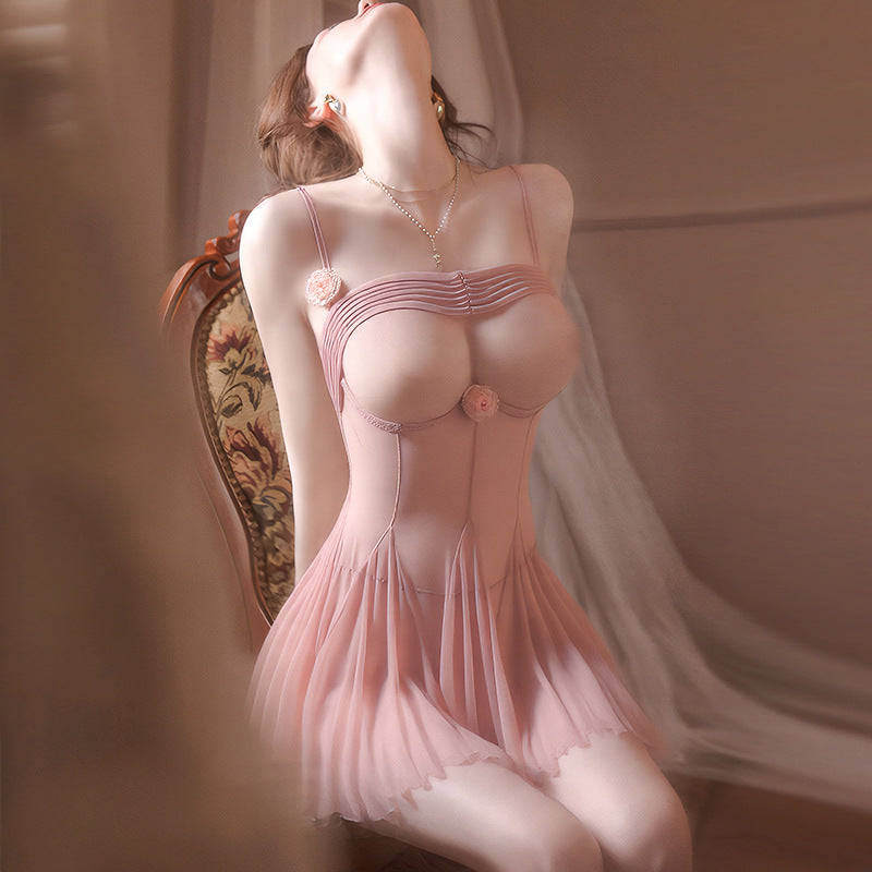 Jiumu Yade Sexy Lingerie Sexy See-through Underwire Nightdress Hot See-through Temptation Passion Nightgown Wholesale qqny - Seldom Seen Styles