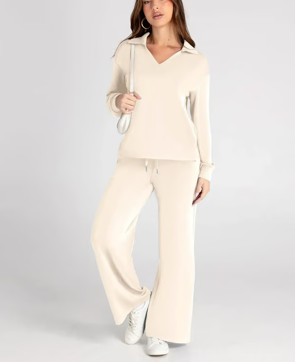 Women's 2 Piece Sets Outfits Casual Long Sleeve Sweatsuits Sets - Seldom Seen Styles