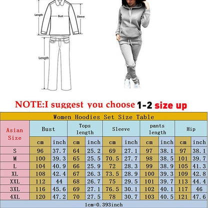 Two-Piece Set Women's Heart Print Raglan Sleeve Hoodie & Drawstring Waist Sweatpants Set, Casual Long Sleeve Hooded Pullover & Pocket Jogger Pants, Women's Fall & Winter Clothes, Holiday Outfits, Soft Clothes