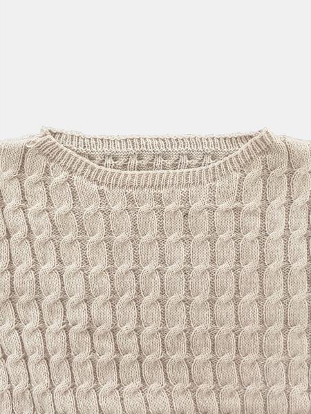 Women's Solid Sweater & Pants Set, Casual Fashion Cozy Top & Trousers for Fall, 2 Piece Sets Women, Women's Fall Knitwear Outfits, Sweater Sets, Sweater Co-ords - Seldom Seen Styles