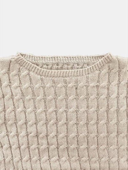 Women's Solid Sweater & Pants Set, Casual Fashion Cozy Top & Trousers for Fall, 2 Piece Sets Women, Women's Fall Knitwear Outfits, Sweater Sets, Sweater Co-ords