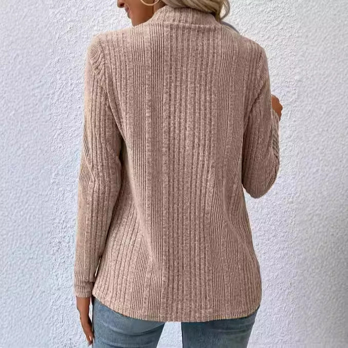 Cardigan Sweaters for Women Waterfall Open Front Long Sleeve Solid Color Fall Winter Coat Casual - Seldom Seen Styles
