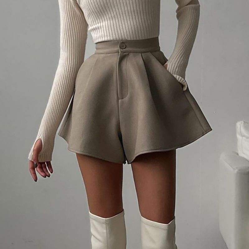 Women's High Waisted A Line Shorts Flowy Casual Mini Shorts - Seldom Seen Styles