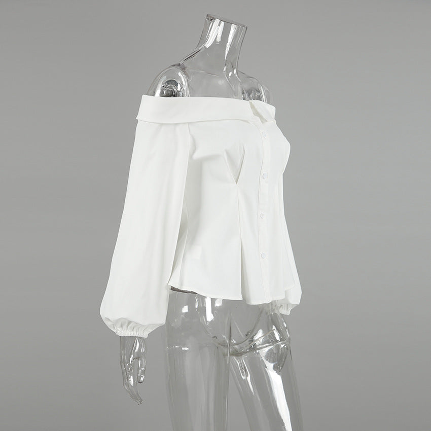 Halez Off Shoulder Top - White - Seldom Seen Styles