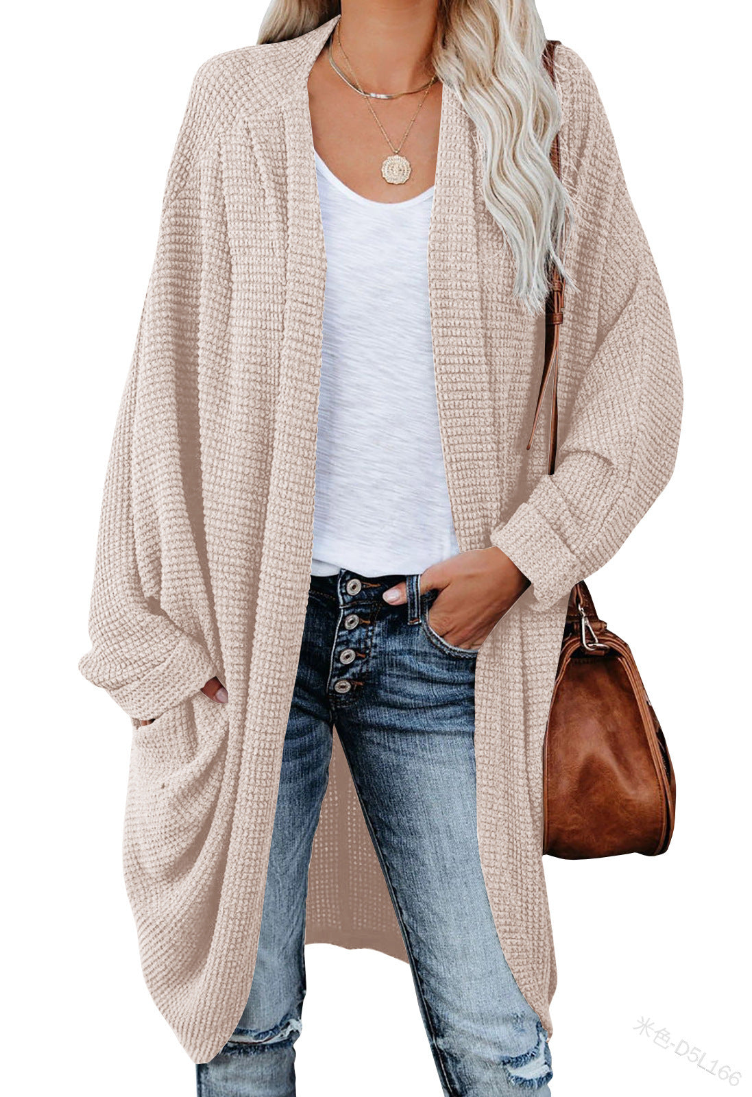 11Color Amazon Women's Cardigan Long Sleeve Cardigan Jacket Large Sweater Loose Bohemian Style Pocket Coat