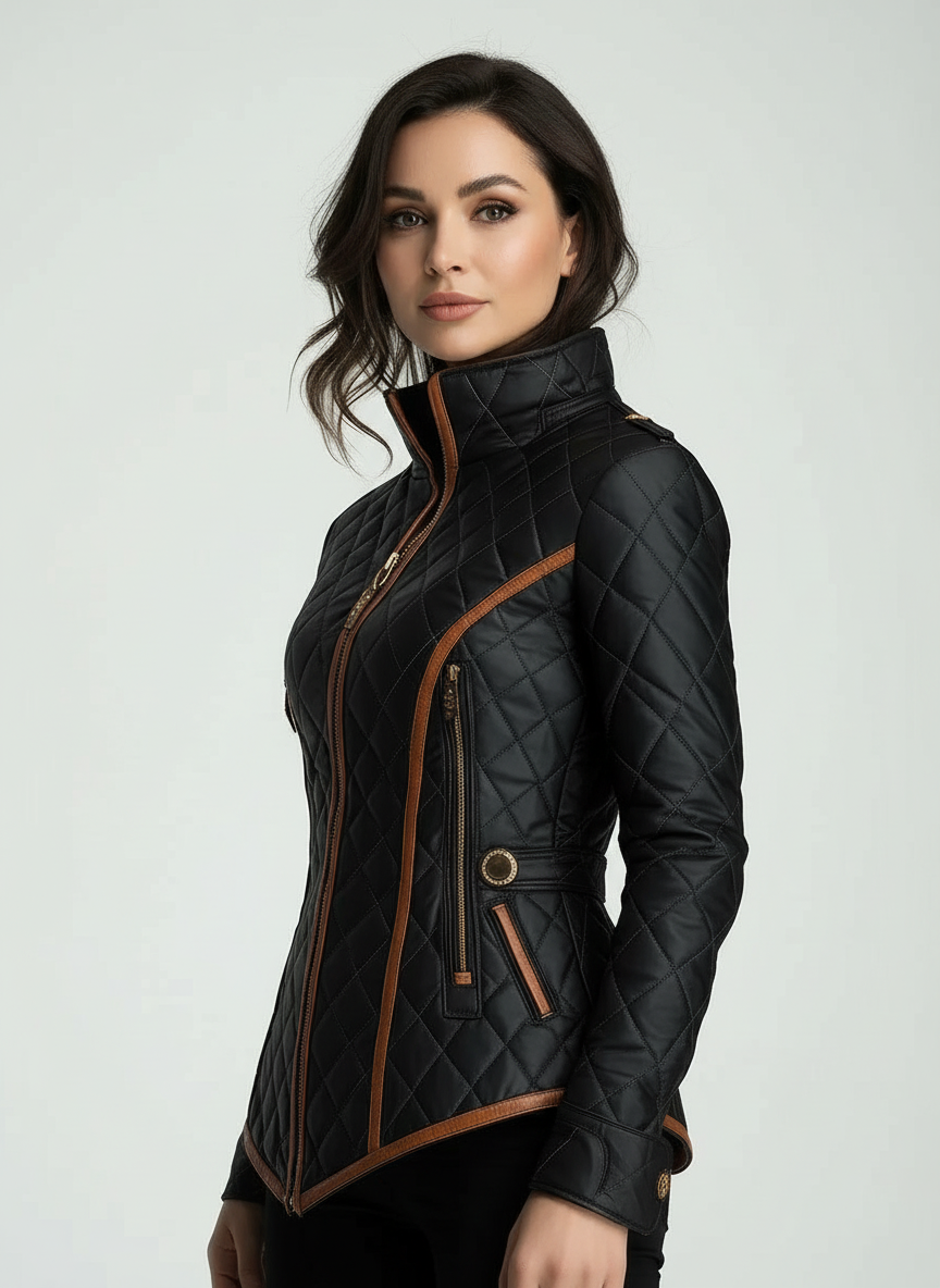 Lillian | Diamond-quilted Padded Jacket - Seldom Seen Styles