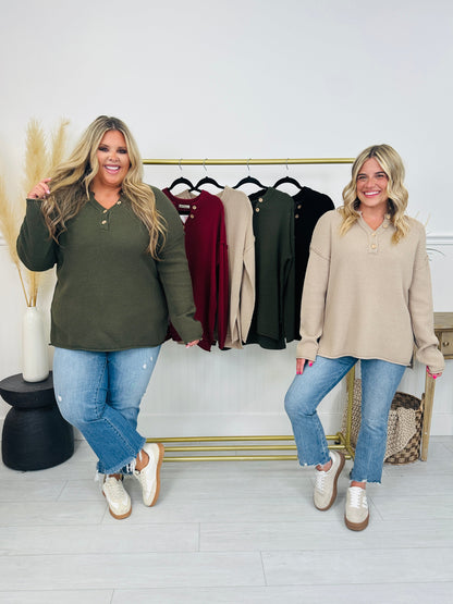 Reset Button Sweater- Multiple Colors!