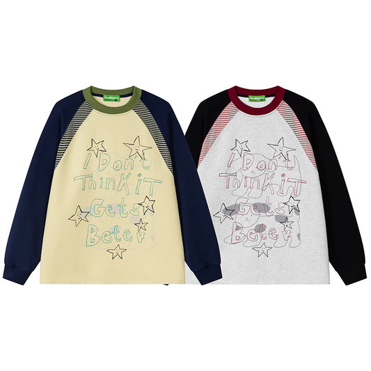 "ARGUE CULTURE 'I Don't Think It Gets Better' Raglan Long Sleeve Tee" - Seldom Seen Styles