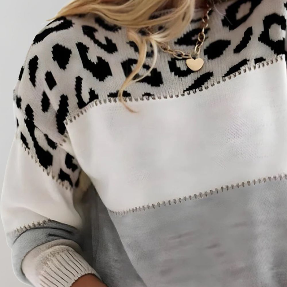 ARIA - LEOPARD PRINT JUMPER - Seldom Seen Styles