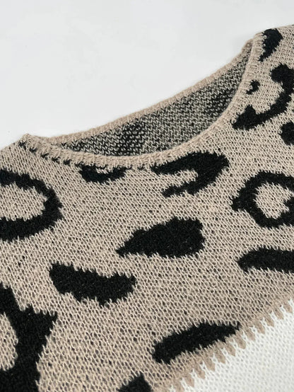 ARIA - LEOPARD PRINT JUMPER