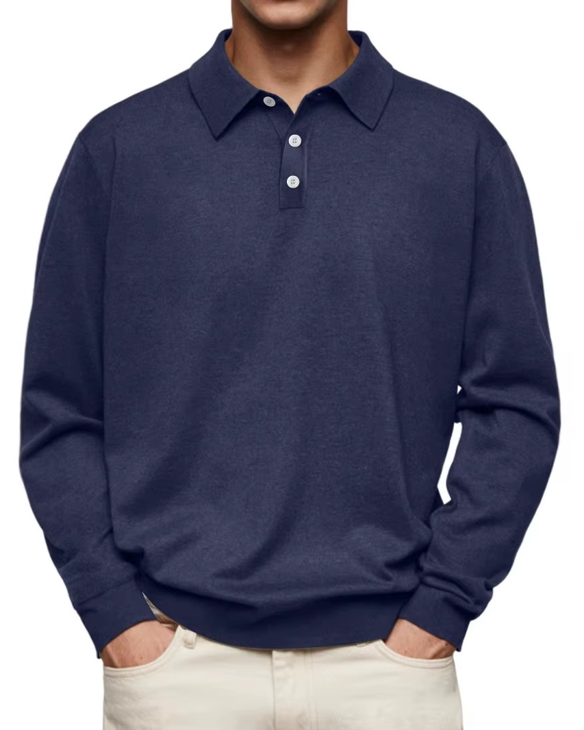Adrian | Long Sleeve Polo - Seldom Seen Styles