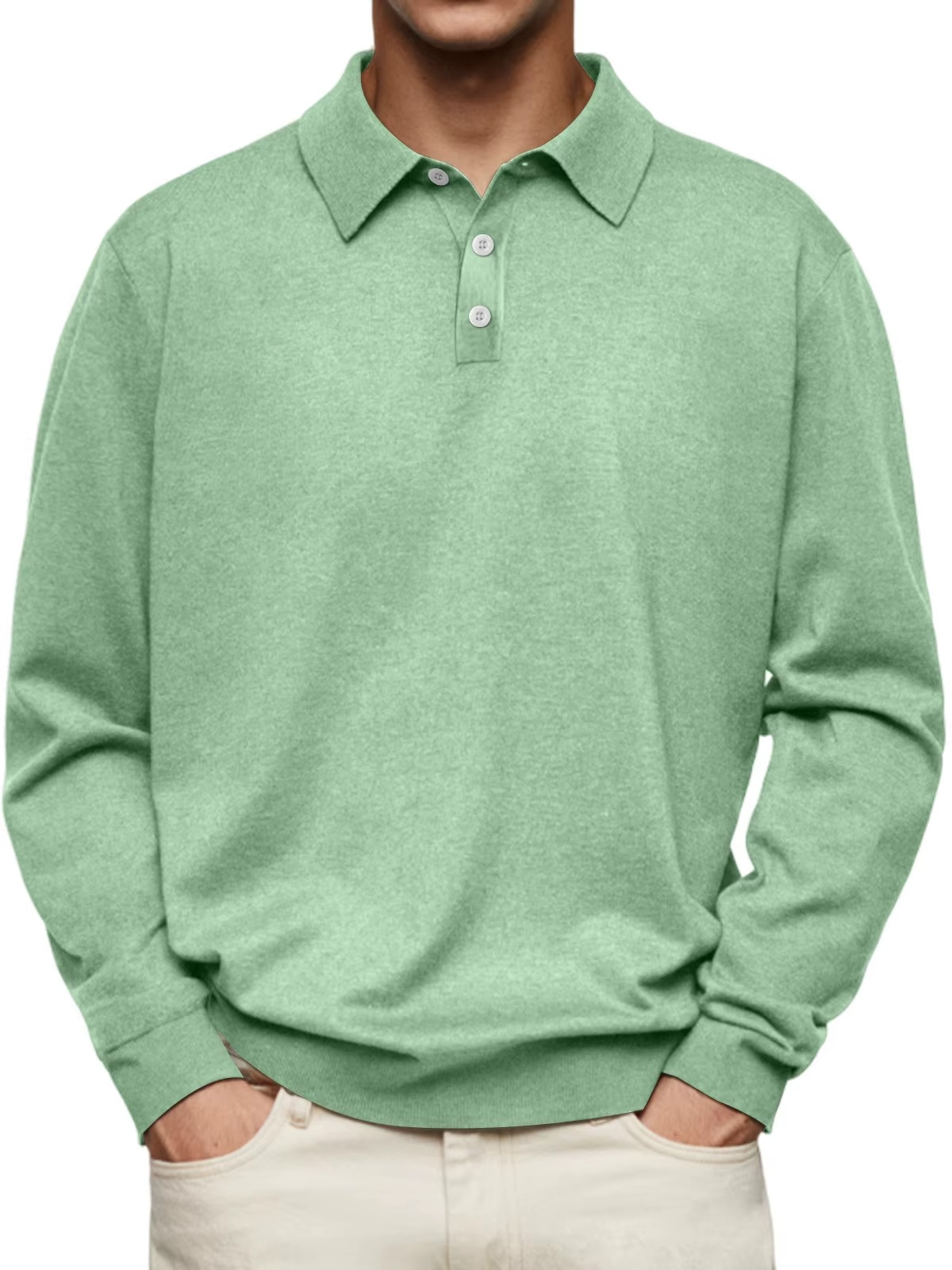 Adrian | Long Sleeve Polo - Seldom Seen Styles