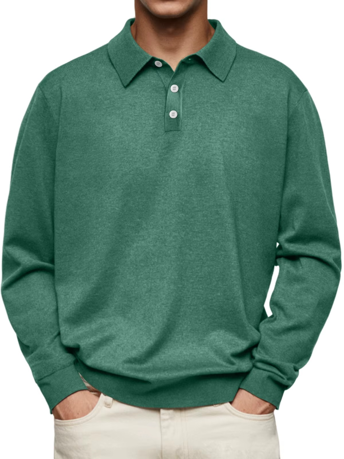 Adrian | Long Sleeve Polo - Seldom Seen Styles