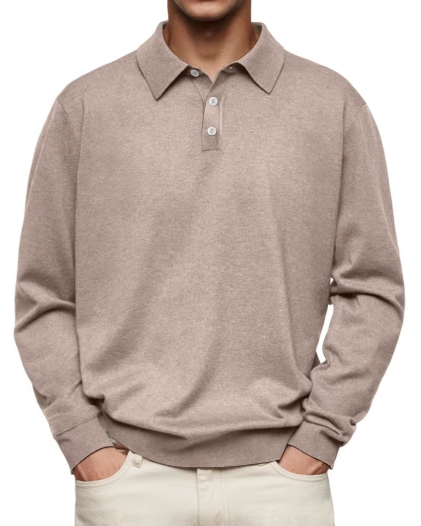 Adrian | Long Sleeve Polo - Seldom Seen Styles