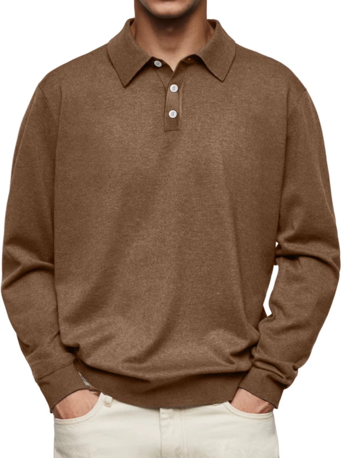 Adrian | Long Sleeve Polo - Seldom Seen Styles