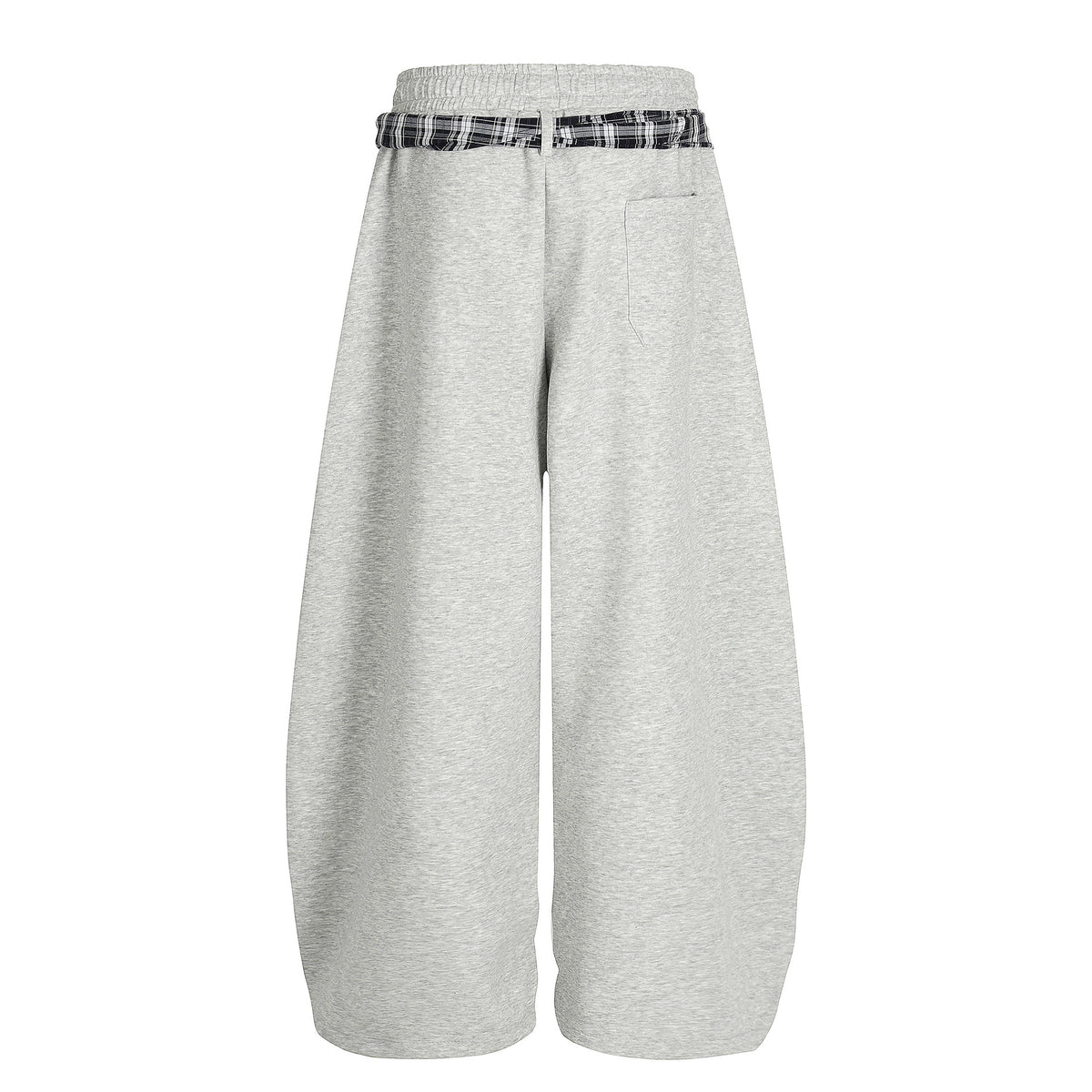 Aelfric Eden Plaid Tie Baggy Barrel Sweatpants - Seldom Seen Styles