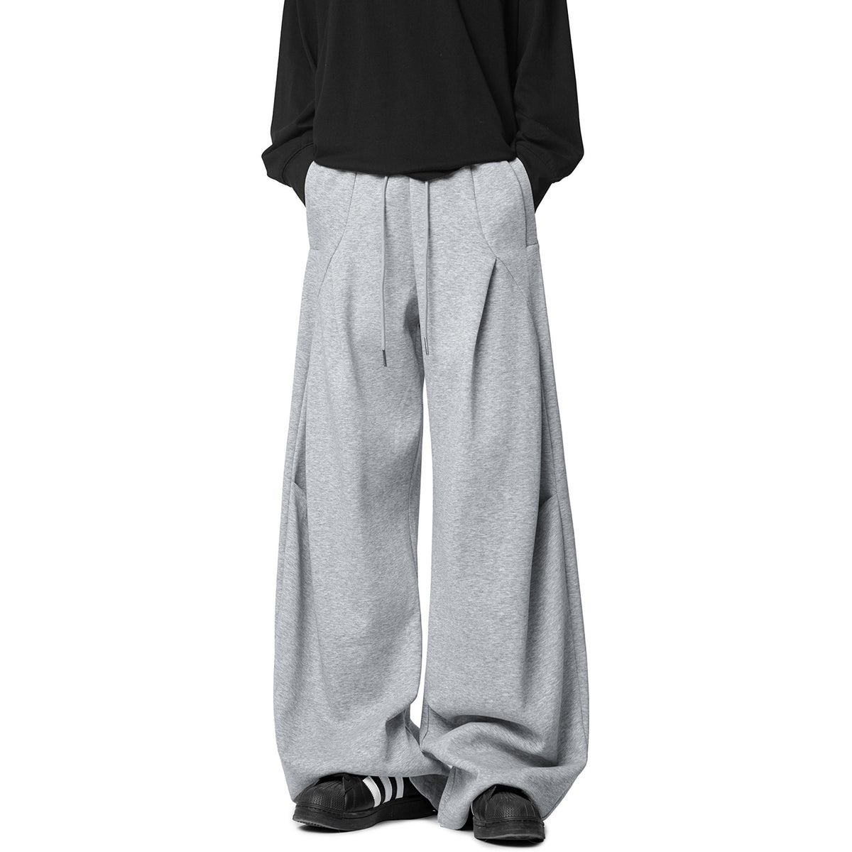 Aelfric Eden Pleated Wide Leg Sweatpants - Seldom Seen Styles