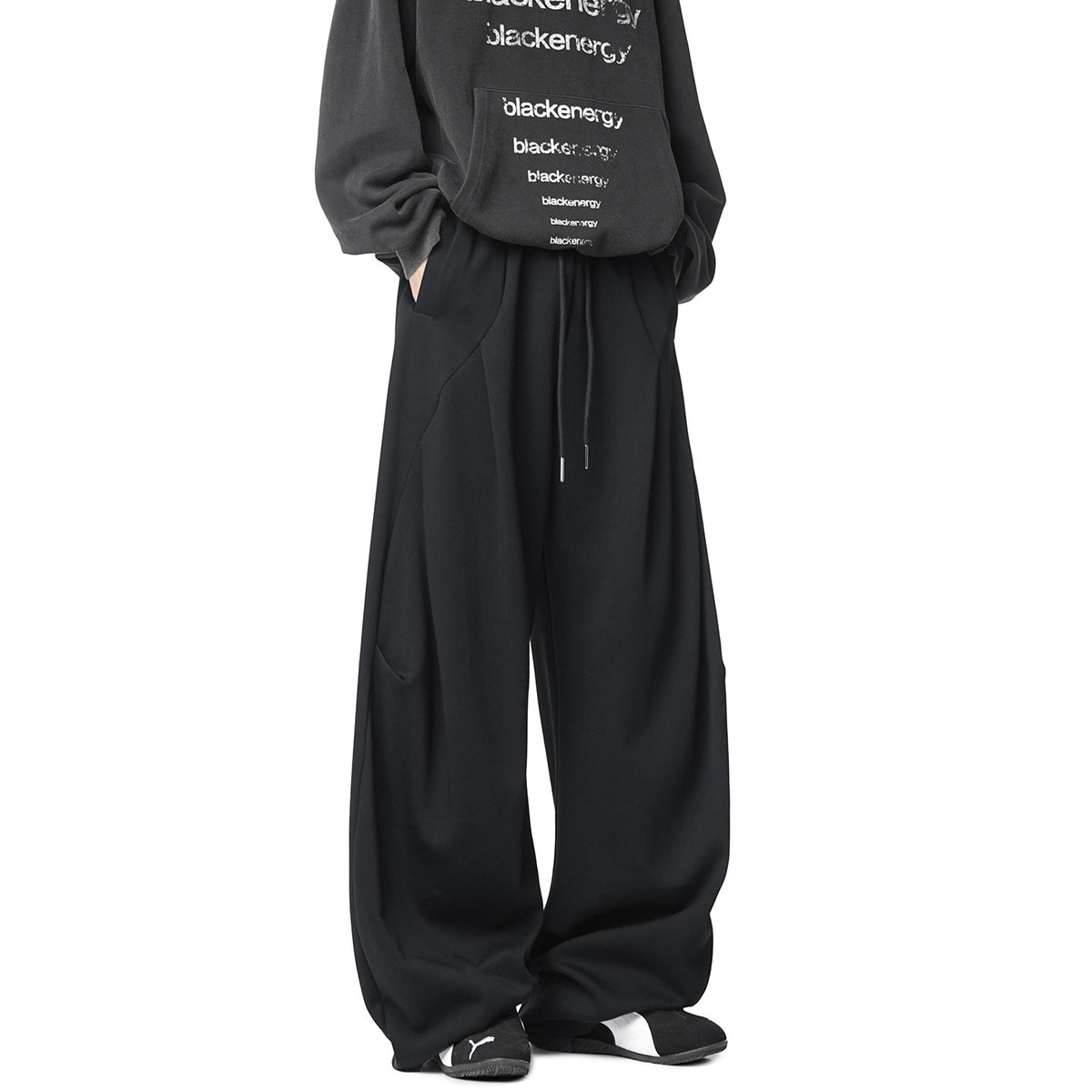 Aelfric Eden Pleated Wide Leg Sweatpants - Seldom Seen Styles