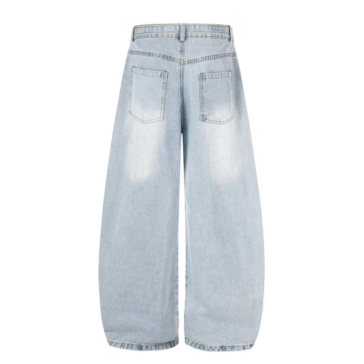 Aelfric Eden Ripped Denim Belted Wide Leg Pants - Seldom Seen Styles