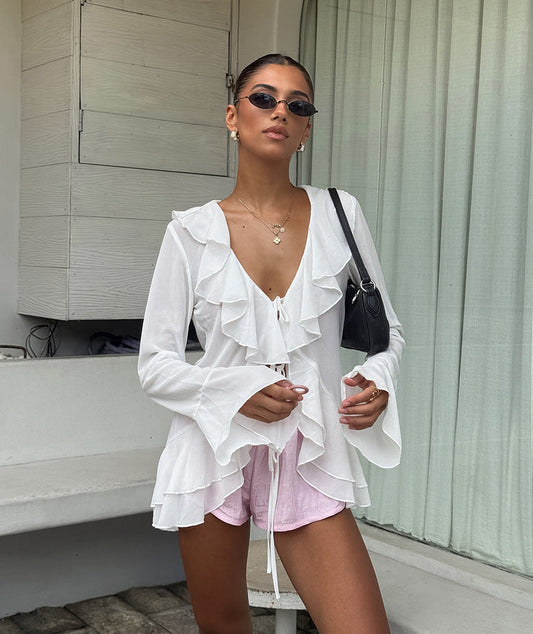 Agena Top- White - Seldom Seen Styles