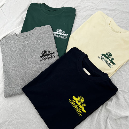 Aime Leon Dore New York Queens Graphic T-Shirt Vintage Streetwear Crew Neck Cotton Tee Casual Short Sleeve Unisex Top - Seldom Seen Styles