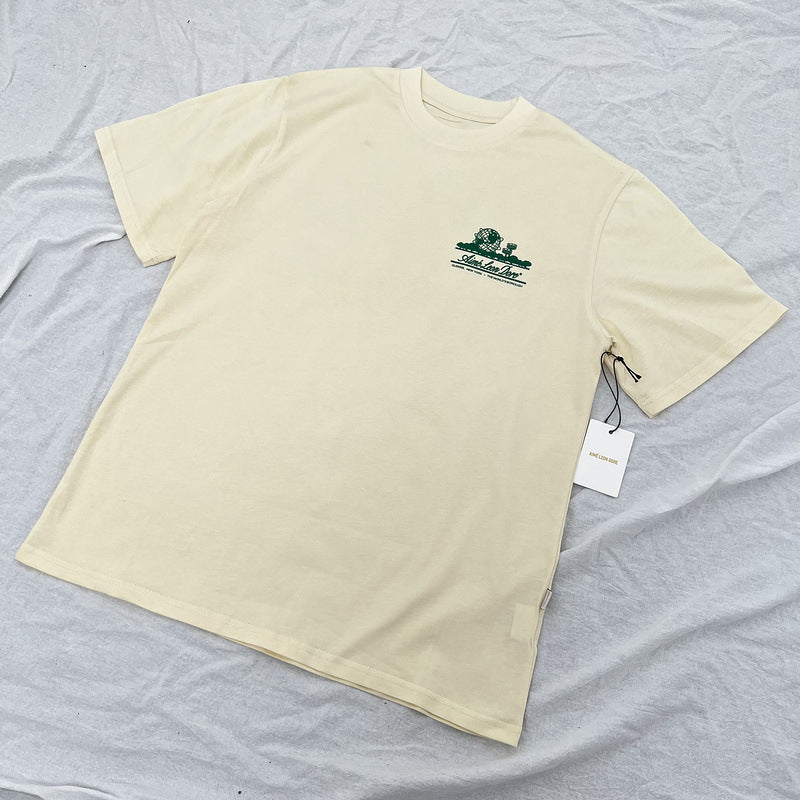 Aime Leon Dore New York Queens Graphic T-Shirt Vintage Streetwear Crew Neck Cotton Tee Casual Short Sleeve Unisex Top
