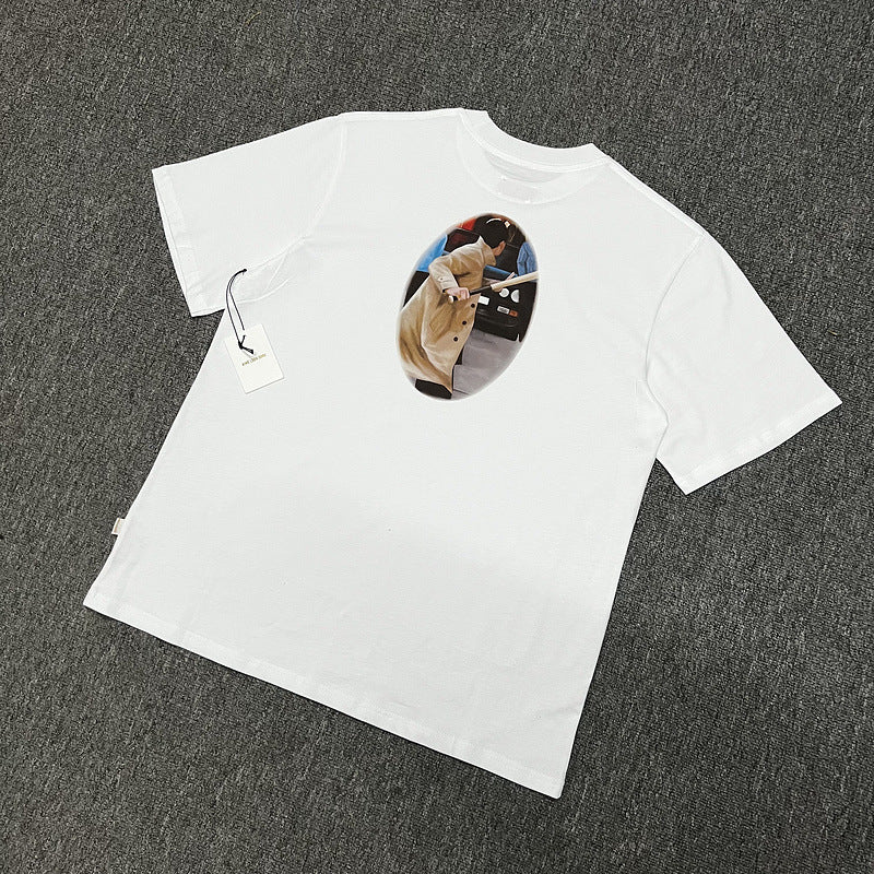 Aime Leon Dore New York Queens Graphic T-Shirt Vintage Streetwear Crew Neck Cotton Tee Casual Short Sleeve Unisex Top