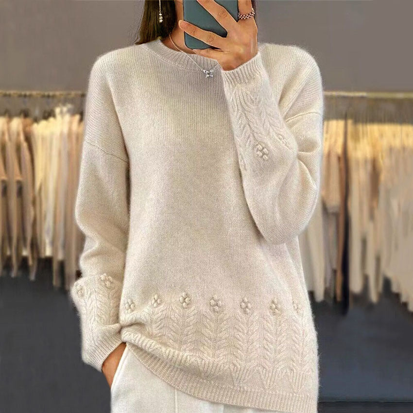 Alma | Floral Knit Sweater - Seldom Seen Styles