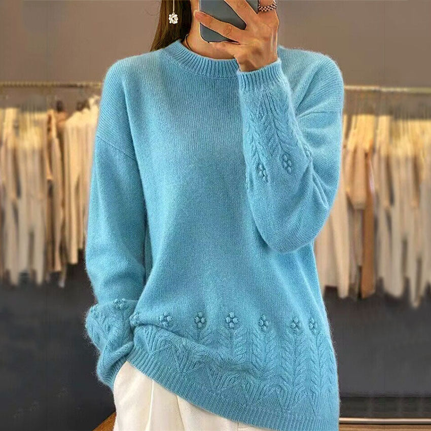 Alma | Floral Knit Sweater - Seldom Seen Styles