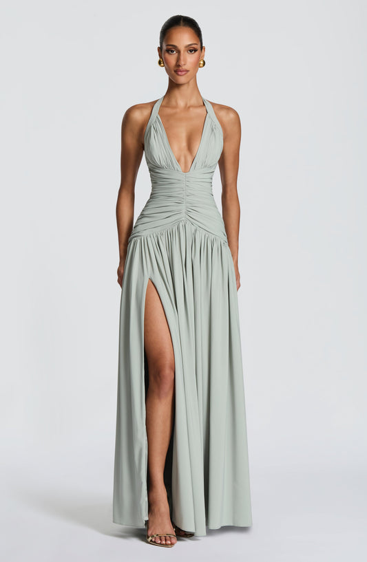 Amaris Maxi Dress - Sage - Seldom Seen Styles