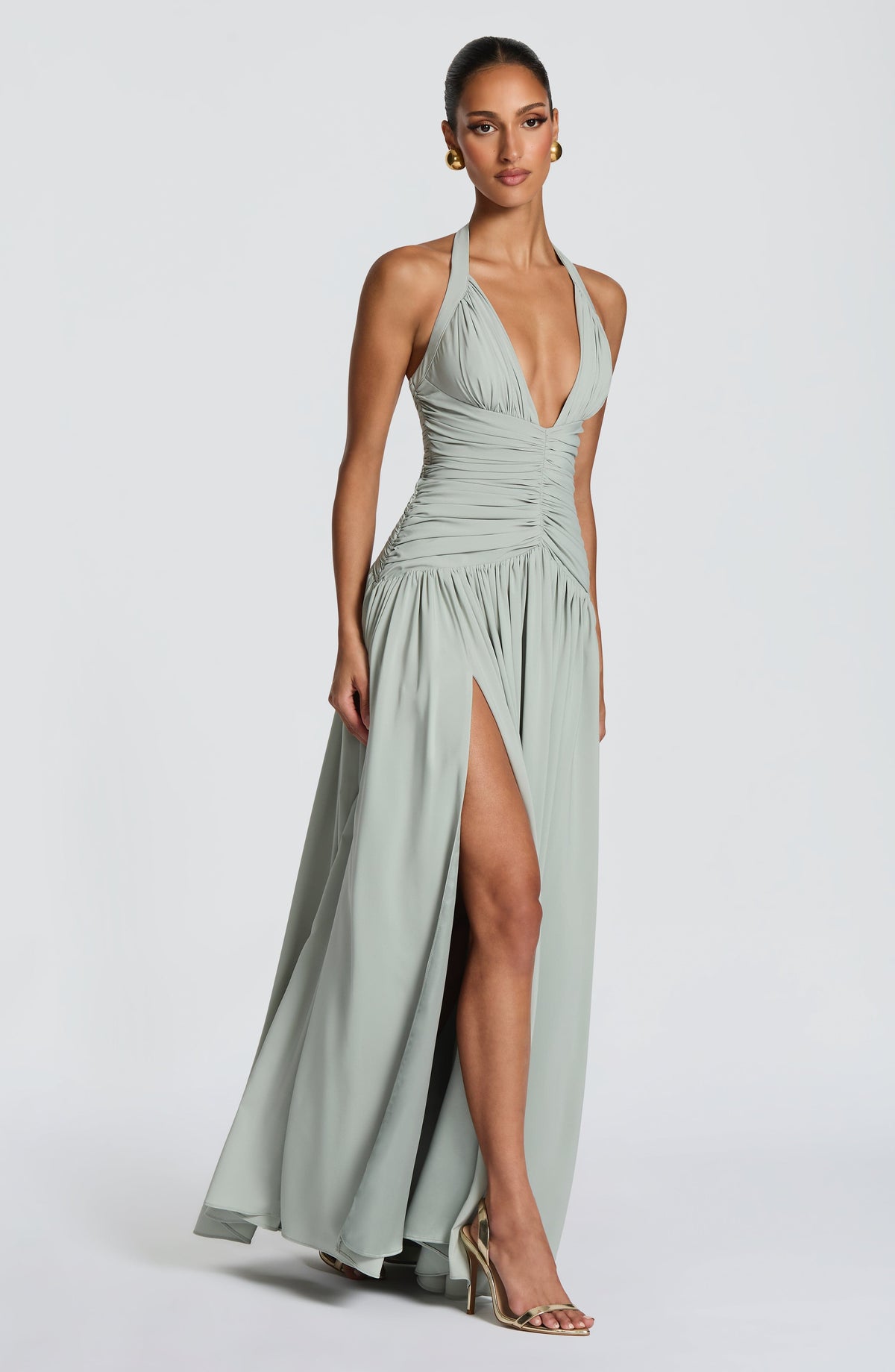 Amaris Maxi Dress - Sage - Seldom Seen Styles