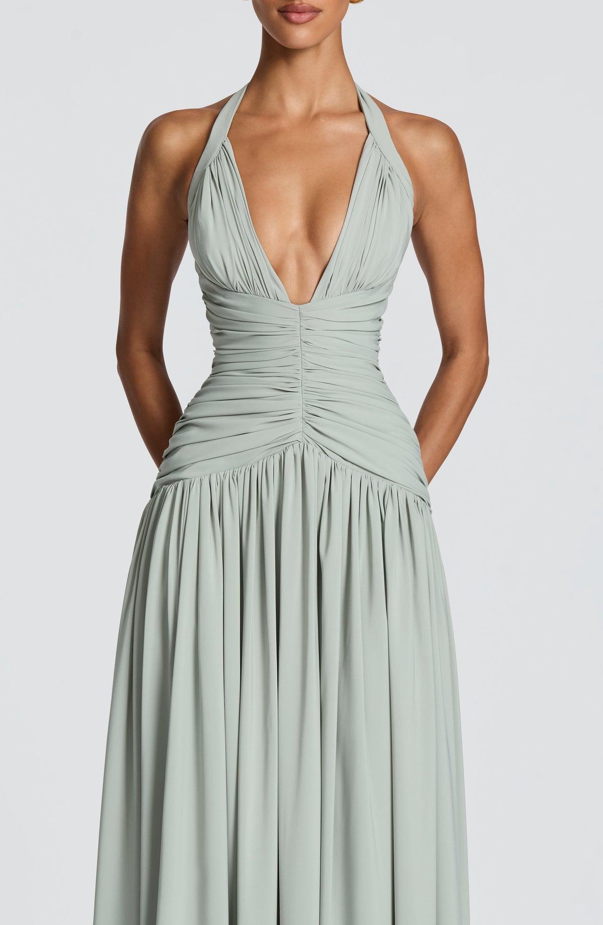 Amaris Maxi Dress - Sage - Seldom Seen Styles