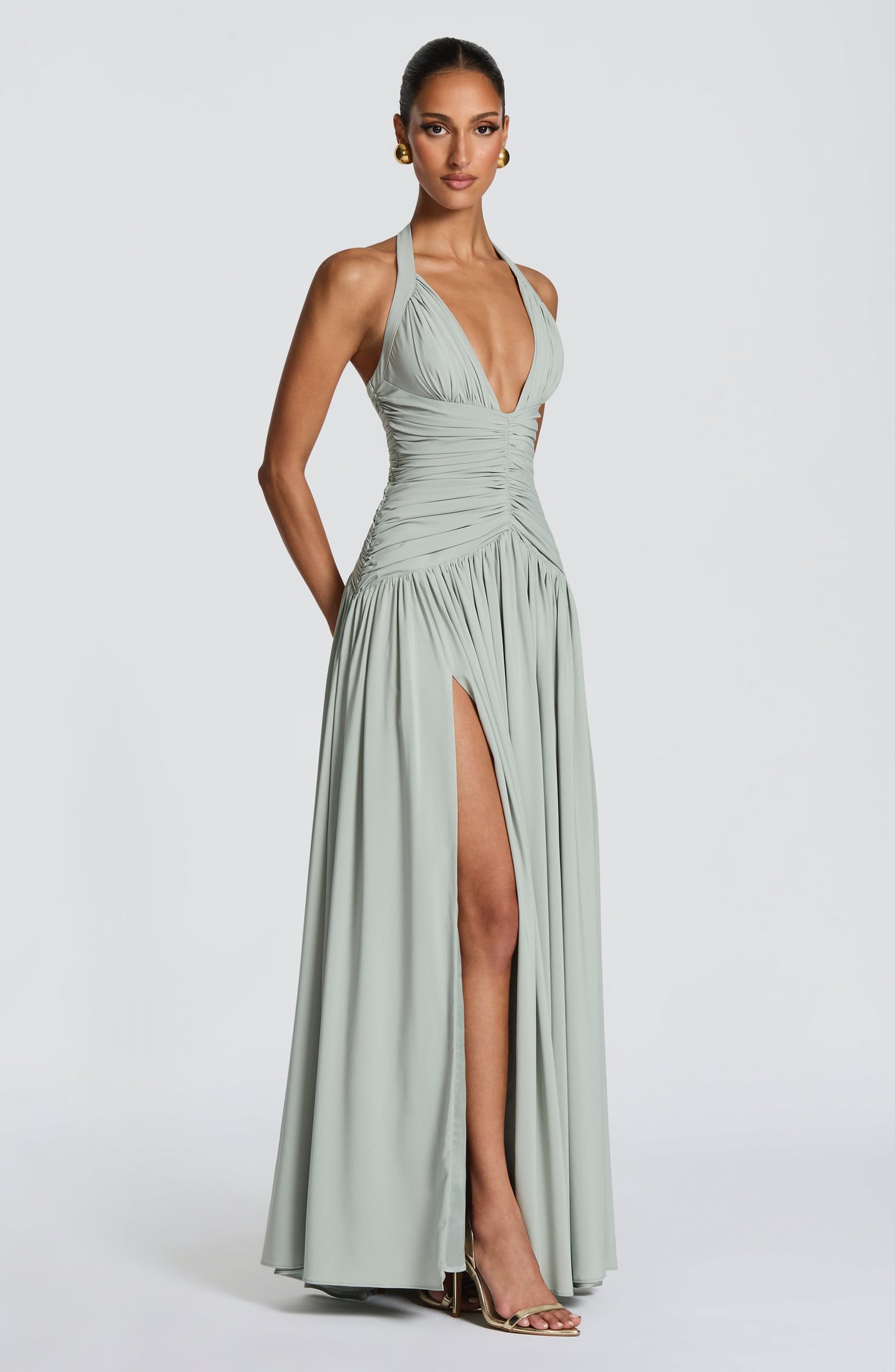 Amaris Maxi Dress - Sage - Seldom Seen Styles