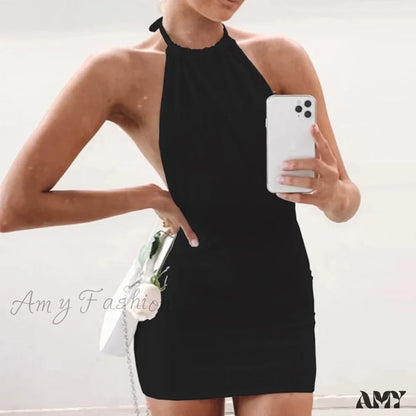 Amy Fashion – Sexy, eng anliegende, bauchfreie Mini-Kleider mit Cut-Outs