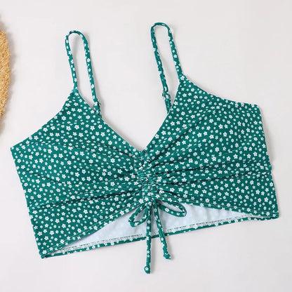 Anna | Floral High-Waist Bikini Set - Women’s Supportive Swimwear