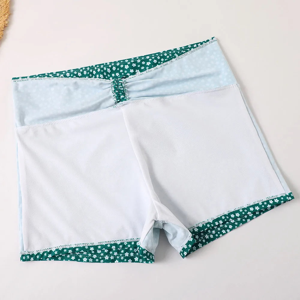 Anna | Floral High-Waist Bikini Set - Women’s Supportive Swimwear - Seldom Seen Styles